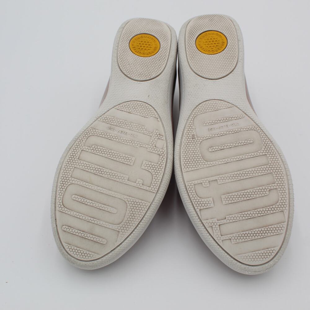 FitFlop Superskate Loafer Womens 8 Taupe Leather Comfort Slip On Shoe Summer - Picture 4 of 9